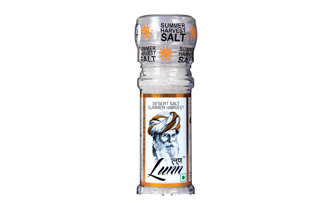 Lunn Desert Salt Summer Harvest   Glass Bottle  100 grams